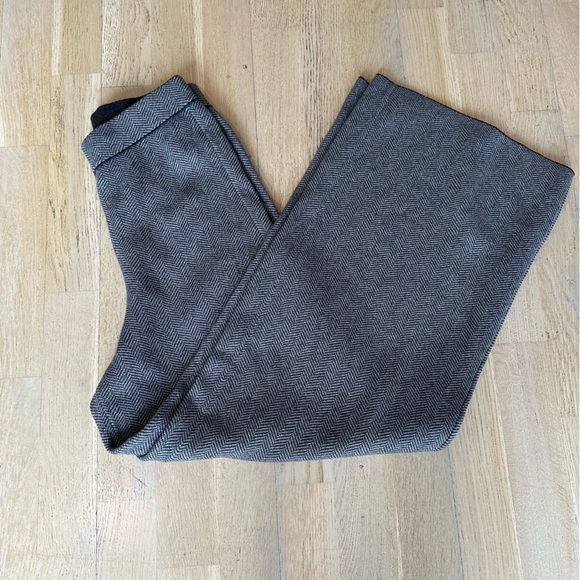 Zara Wide Leg Herringbone Trousers S - Picture 9 of 9